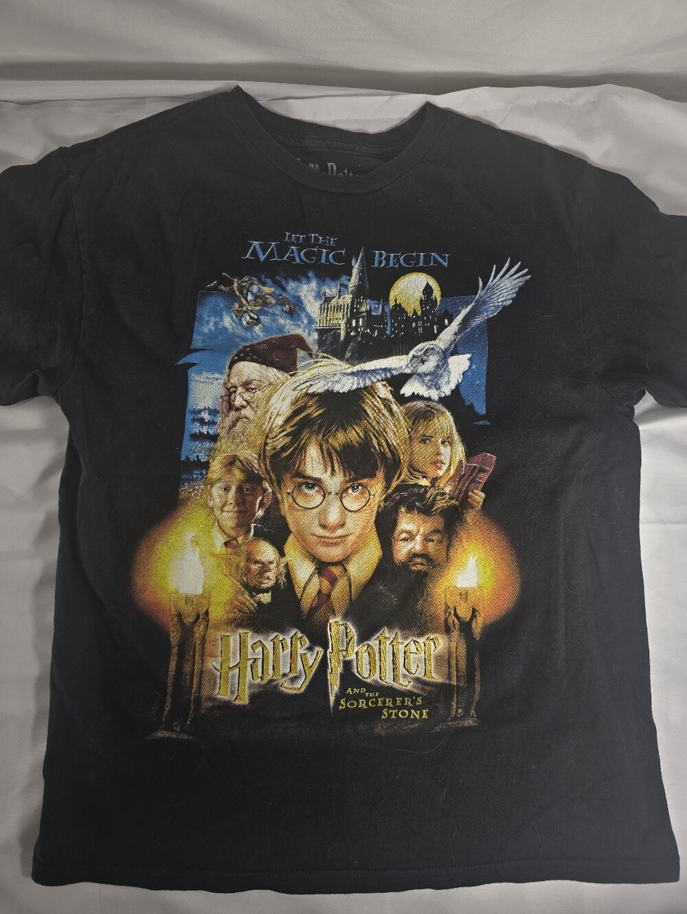 Vintage Harry Potter Sorcerer’s Stone T Shirt Youth XL 14/16 Let The Magic Begin